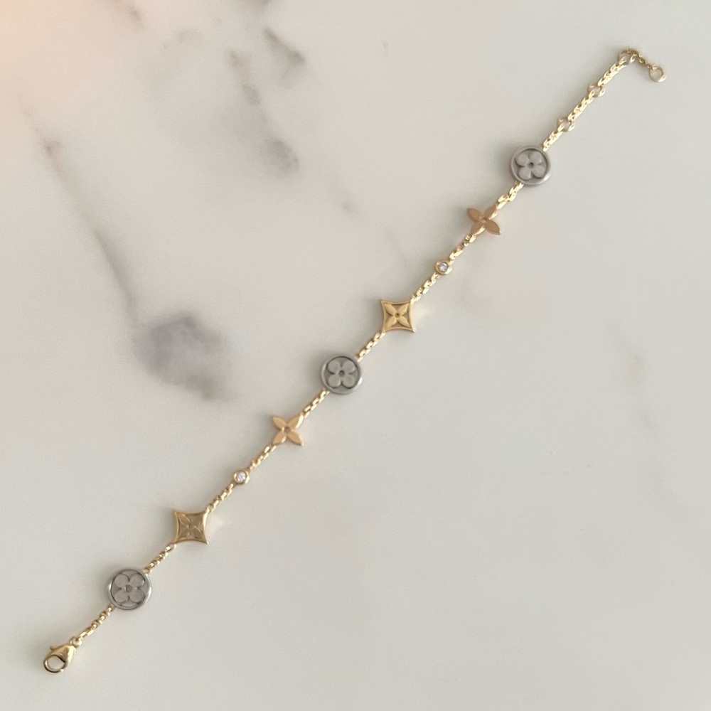 AUTHENTIC LOUIS VUITTON IDYLLE BLOSSOM BRACELET - Picture 2 of 6